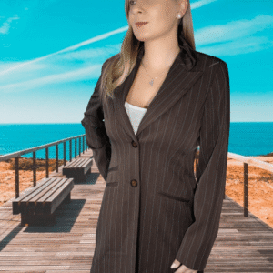 Blazer striped jacket size 10