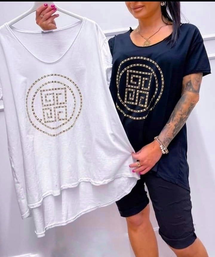 T-shirt with Greek pattern XS-Xl
