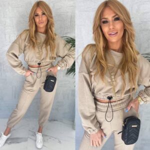 Beige tracksuit XS-L
