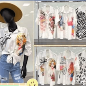 Women's fashion shirt XS-L