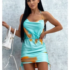 Mint-orange ombre dress XS-M