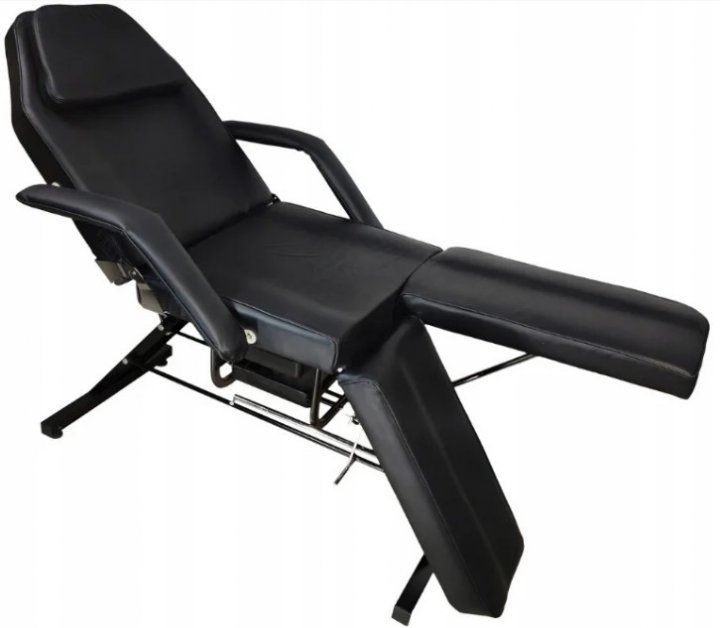 Beauty bed with drawers black+ stool tattoo spa split - Image 6