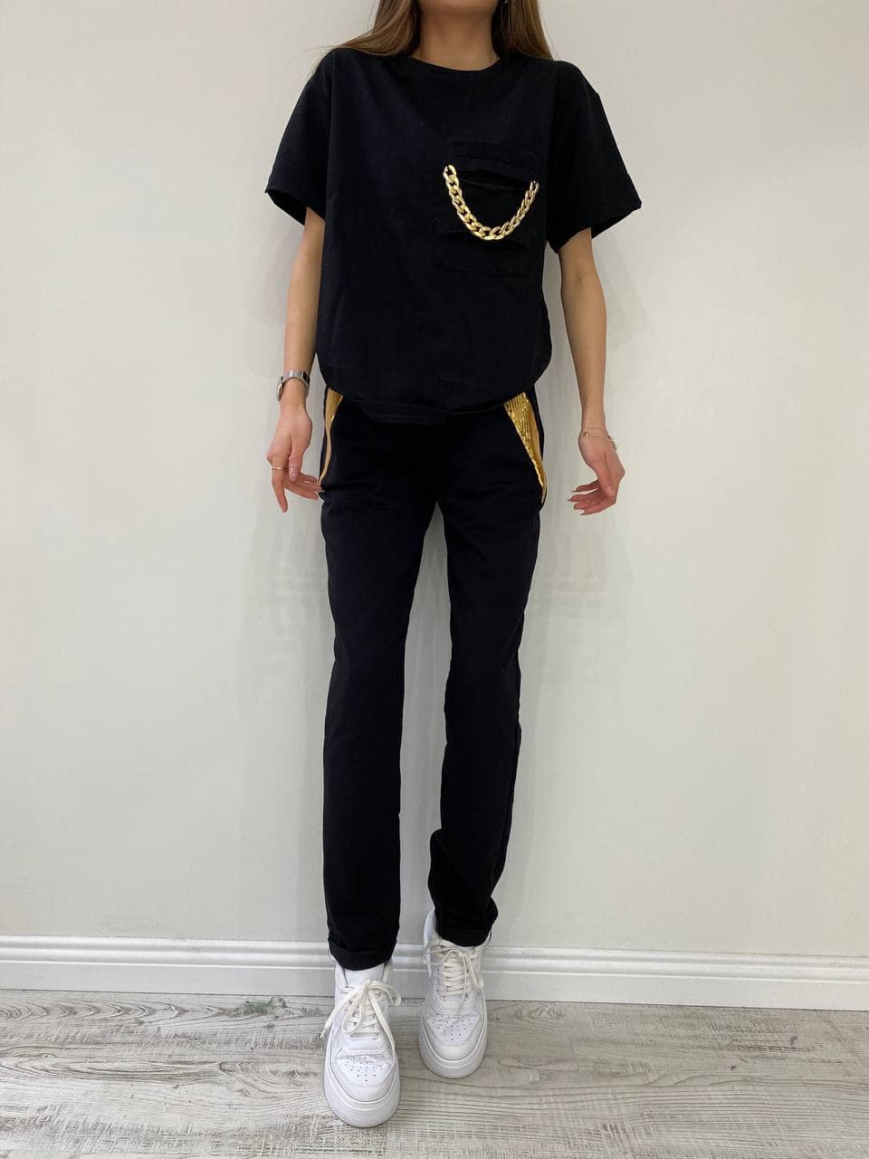 SUMMER SET PANTS SWEATSHIRT SHORT SLEEVES size 6-12 - Image 2