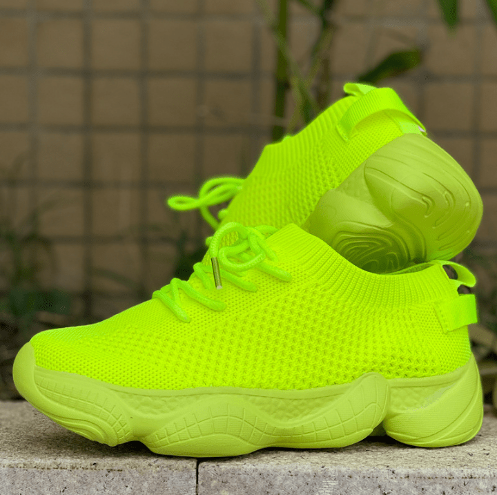 Neon yellow sneakers 4-8 - Image 2