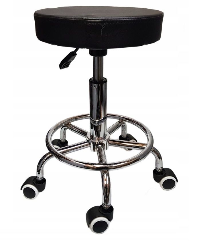 Beauty bed with drawers black + stool tattoo spa - Image 2