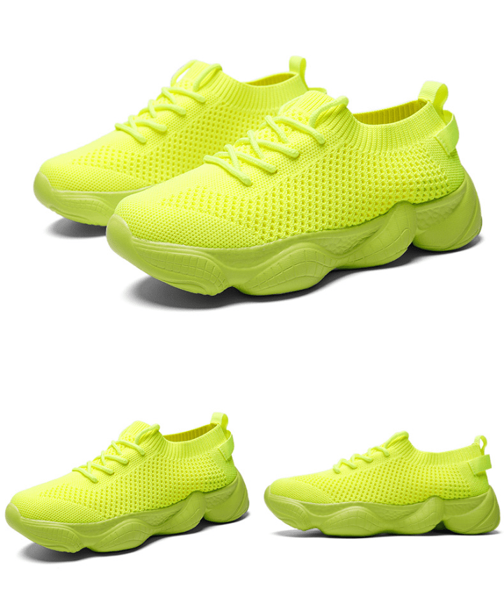 Neon yellow sneakers 4-8 - Image 3