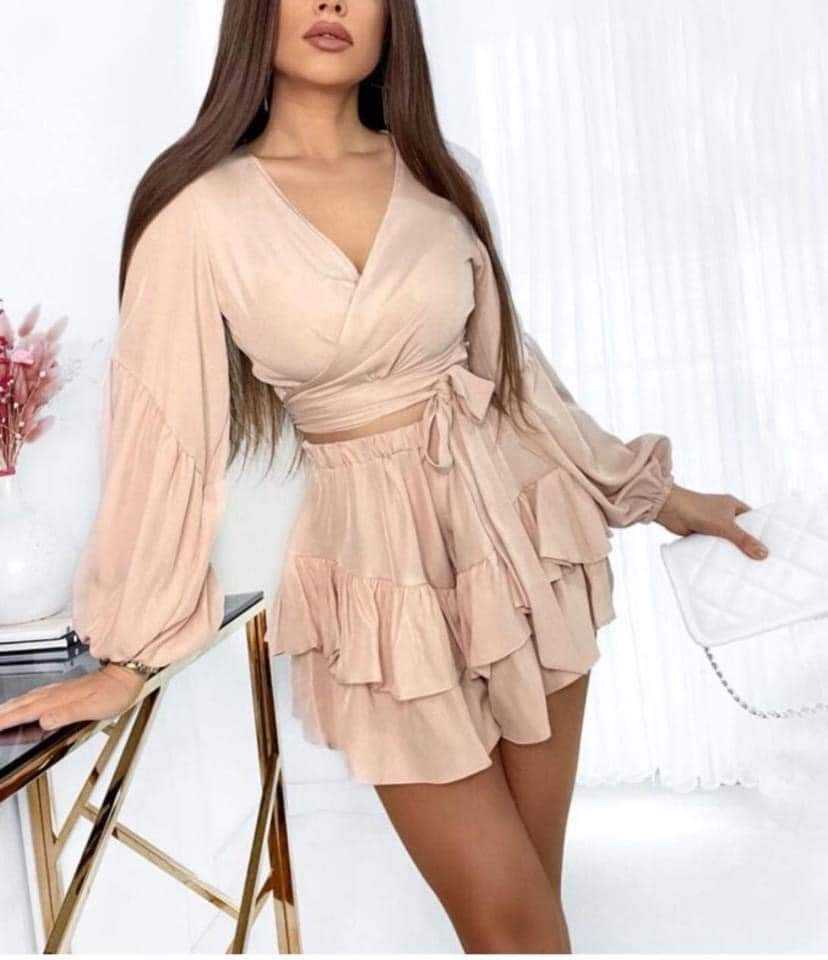 Cream Top and skirt set - Image 6