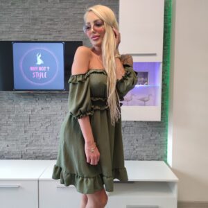 Short spanish dress for women khaki XS-L