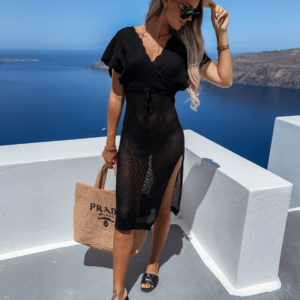 Black Knitted beach dress XS-L