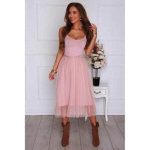 Pink cliffon dress XS-small L