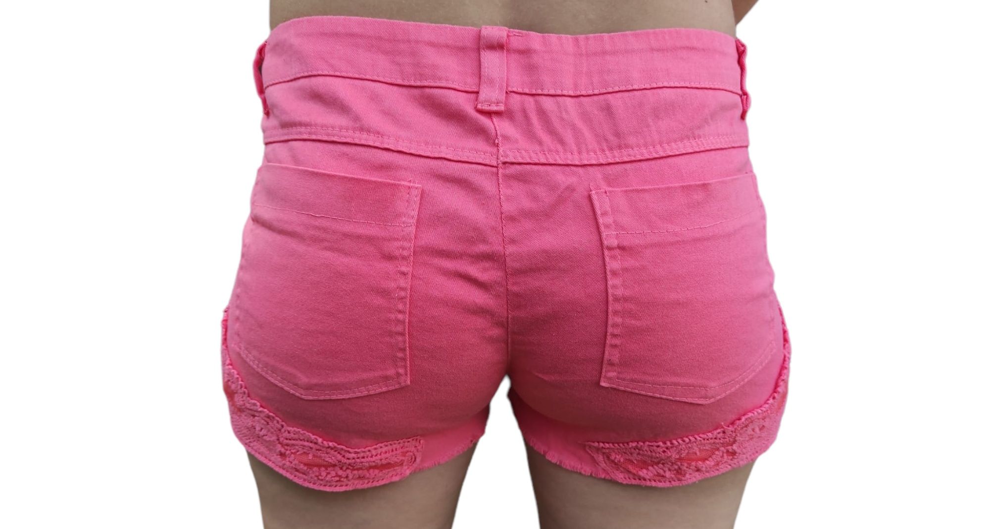 Pink denim shorts XL - Image 6