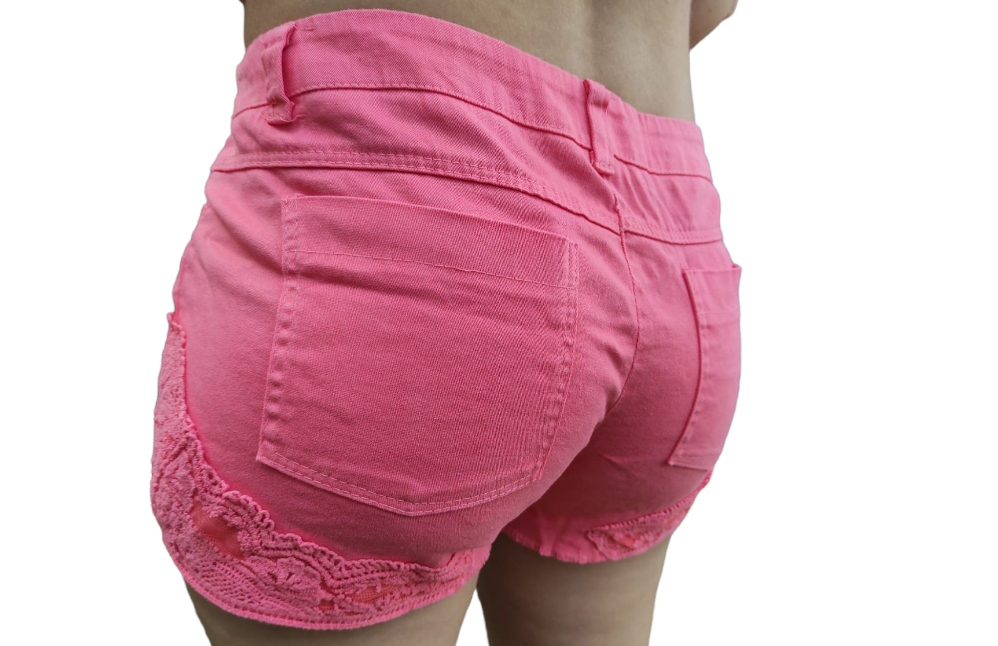 Pink denim shorts XL - Image 5