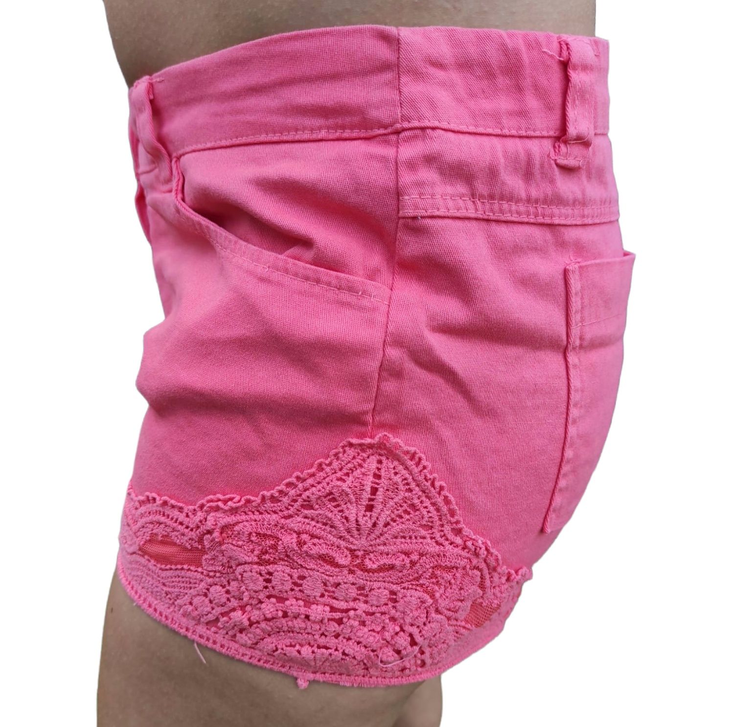 Pink denim shorts XL - Image 3