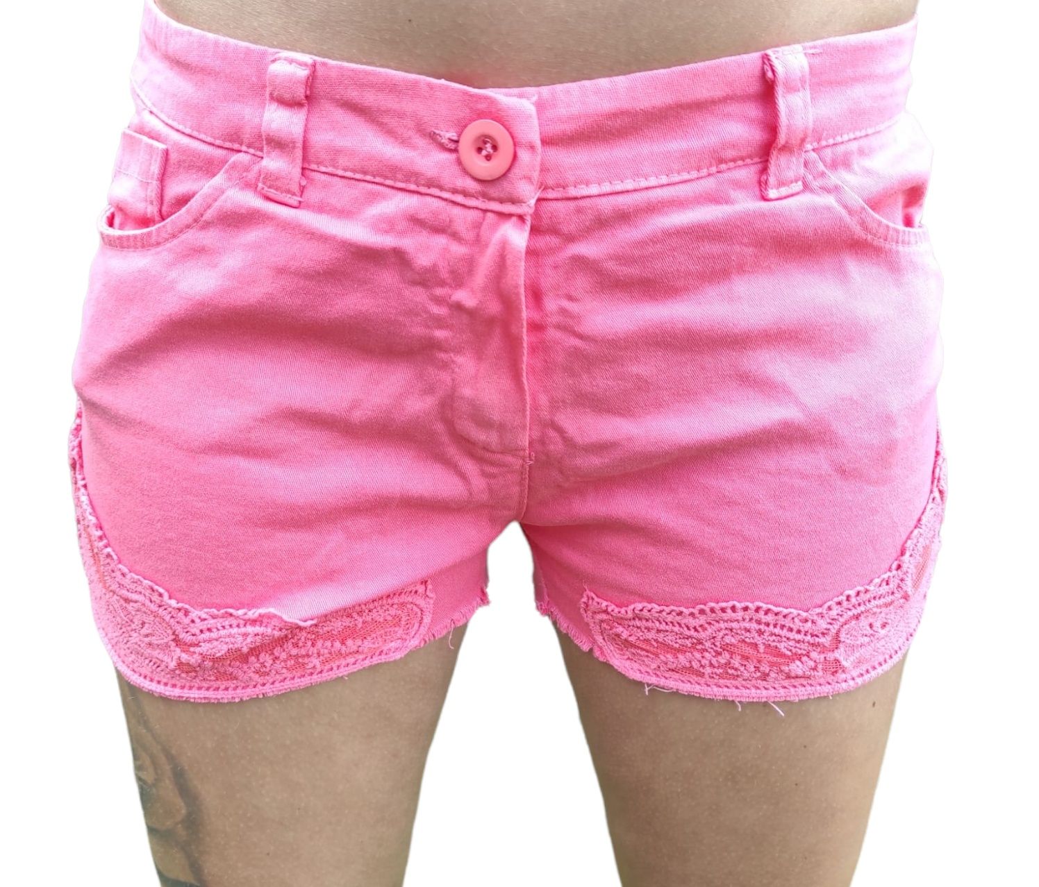 Pink denim shorts XL