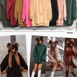 Oversize POm POm Hoodie XS-Xl