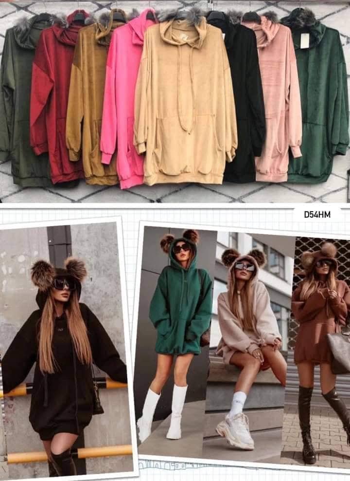 Oversize POm POm Hoodie XS-Xl