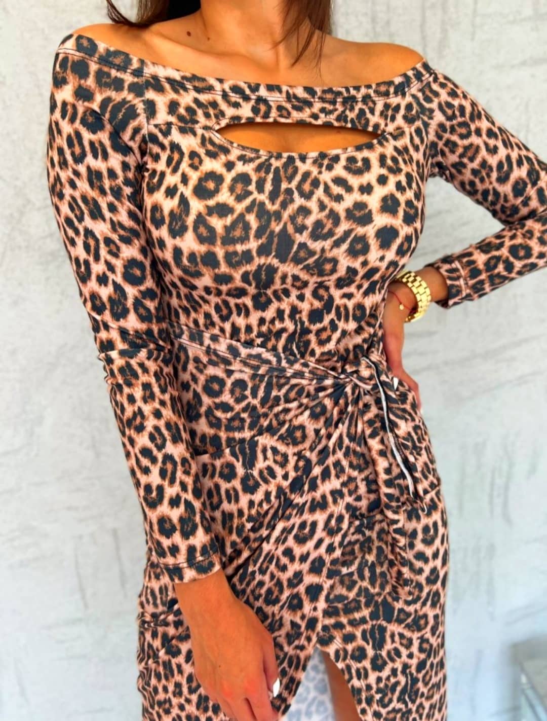 Long dress with cut-out XS-M - Image 3