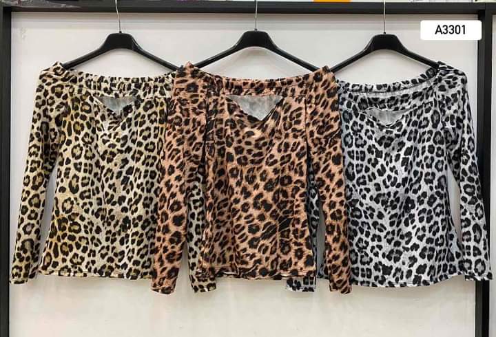Leopard print top 6-12 - Image 4