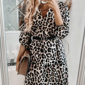 Long v-neck dress XS-Small L