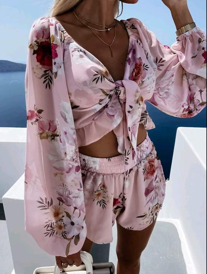 Leila Two piece pink set 6-14 - Image 6