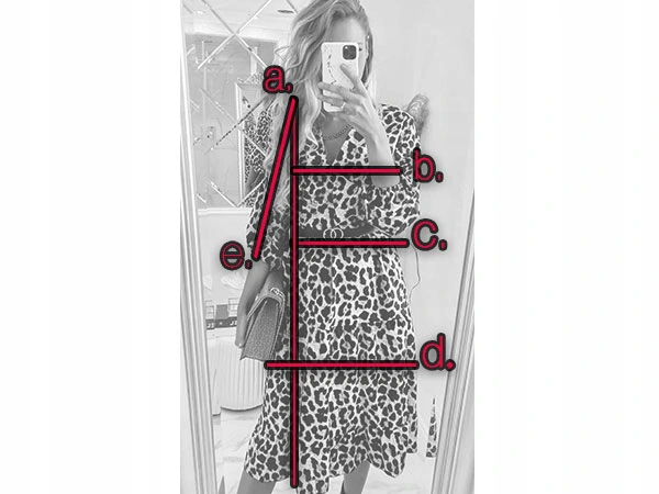Long v-neck dress XS-Small L - Image 3