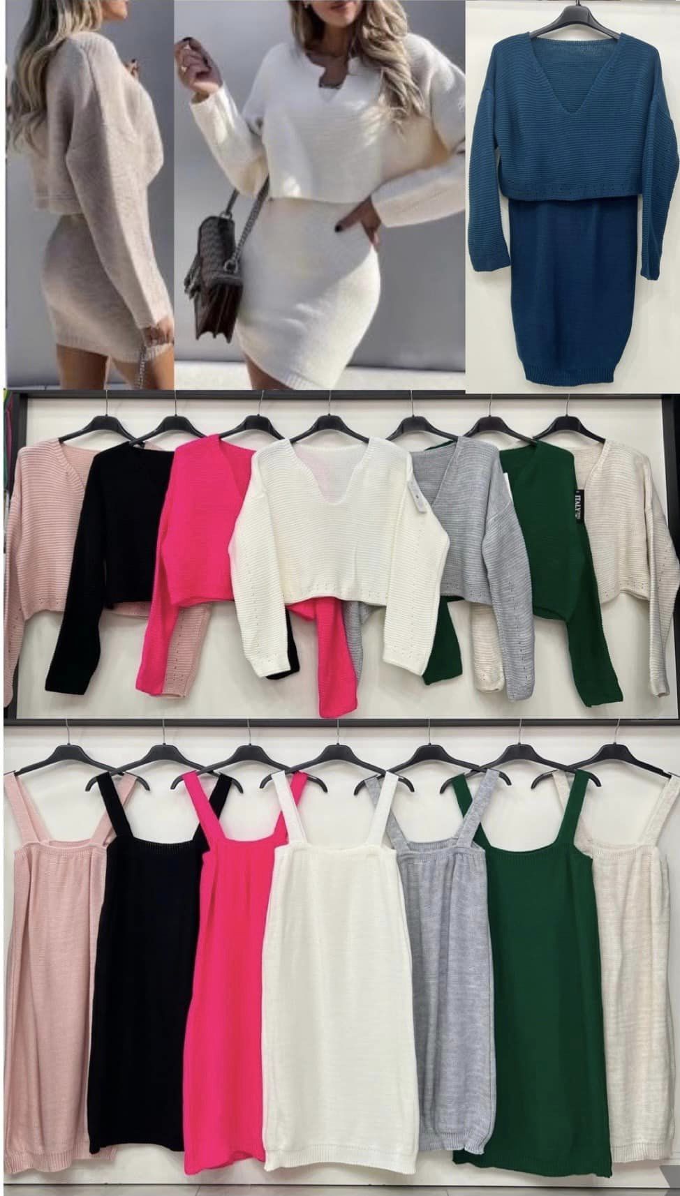 Dress with sweater Xs -small L