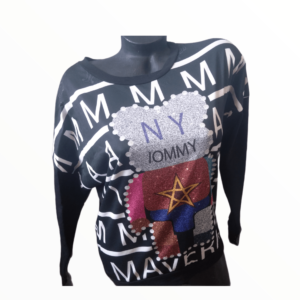 Black top/ sweatshirt XS-M