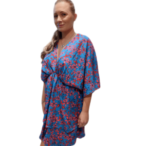 Airy flowers bat dress S-L