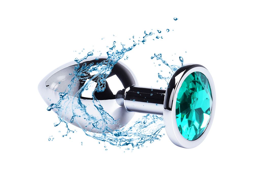 Small Anal Plug blue diamond - Image 4