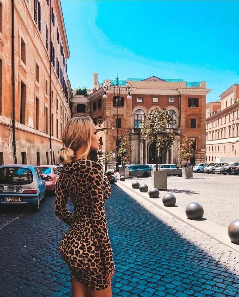 Leopard printed dress S - Image 3