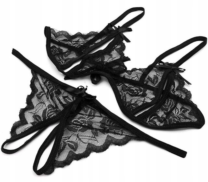 Black butterfly underwear