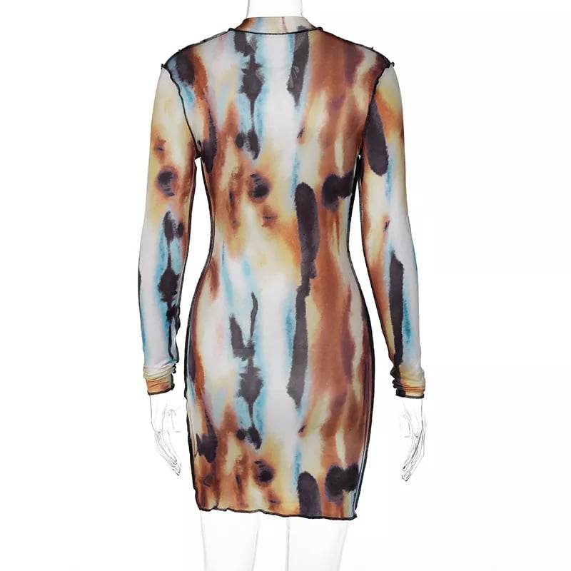 Multi tie dye dress - Image 7