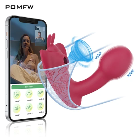 9 Speed Strong Pink Rabbit Vibrator G-spot Stimulator APP