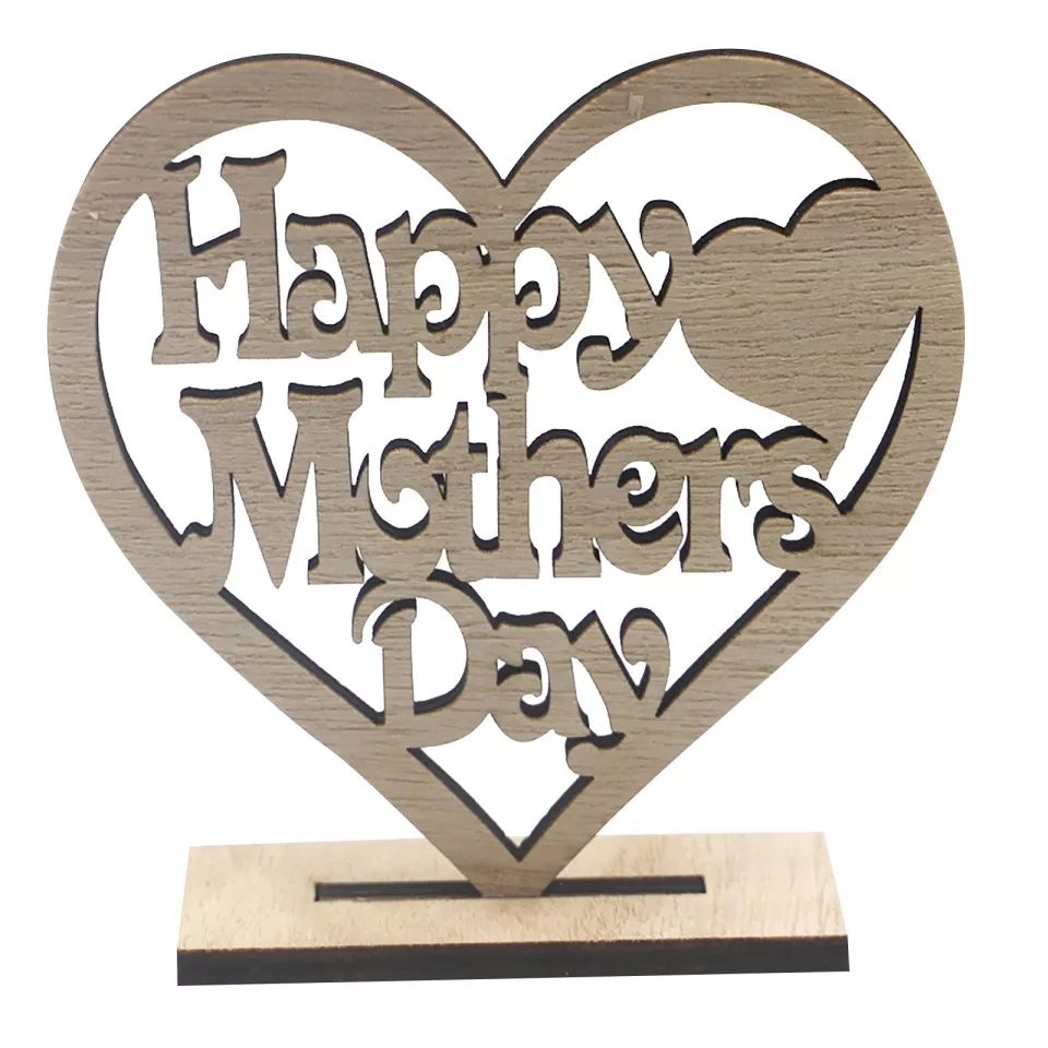 Mother ornament wooden heart - Image 3