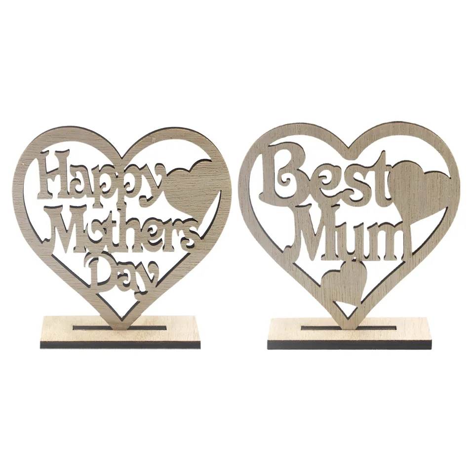 Mother ornament wooden heart - Image 4