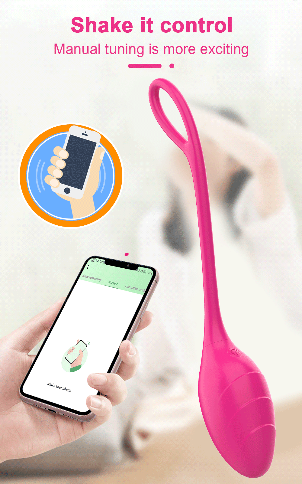 APP Bluetooth Female Vibrating Egg Toy For Adults - Image 4