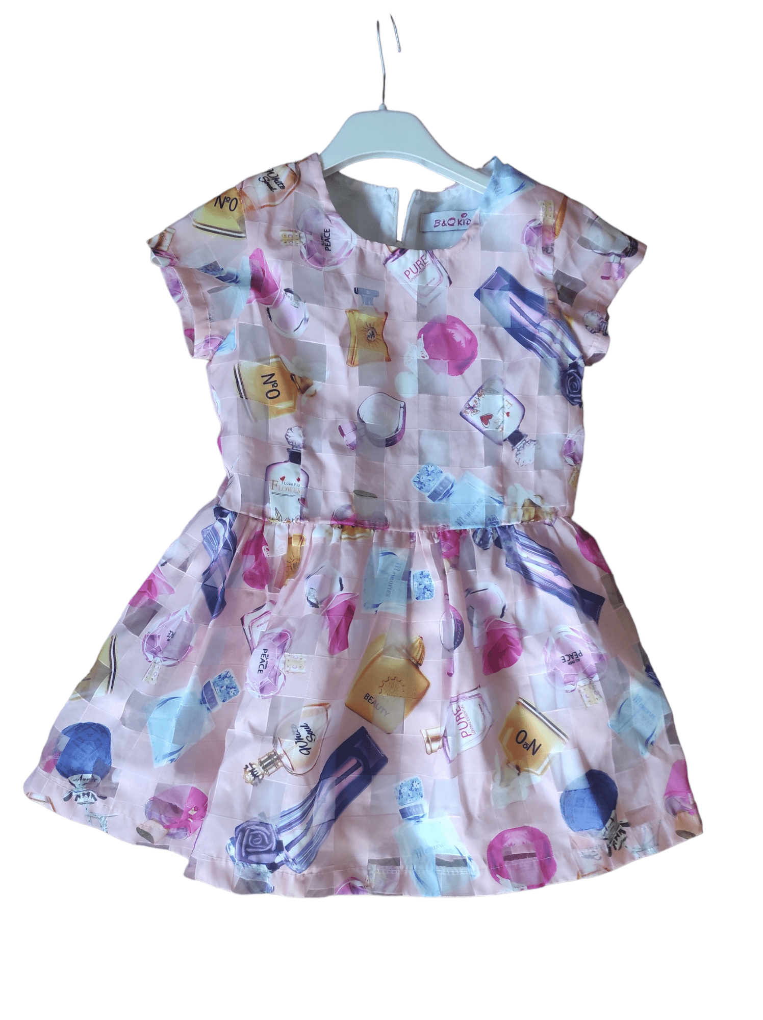 Girl dress- perfume pattern 2-4 age