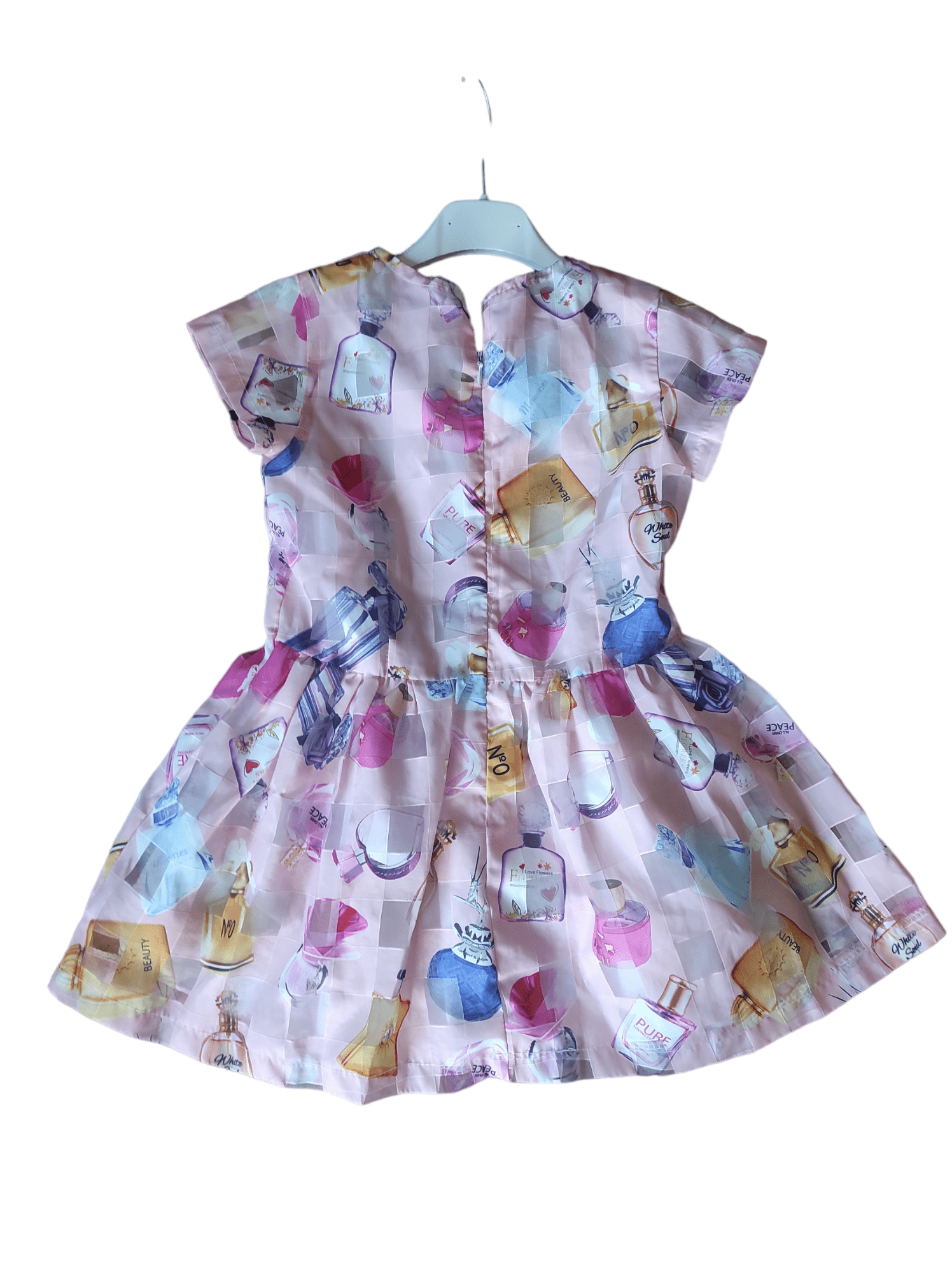 Girl dress- perfume pattern 2-4 age - Image 3
