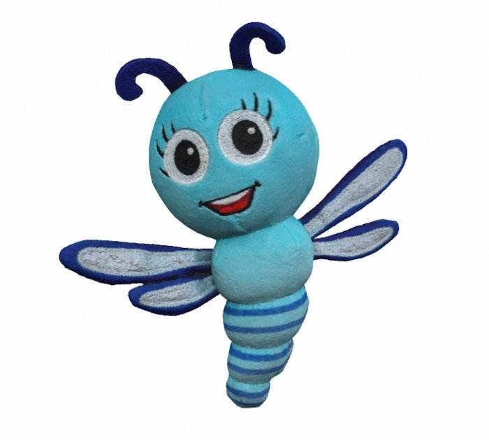 Gang of coolies mascot DRAGONFLY VIOLA - Image 5