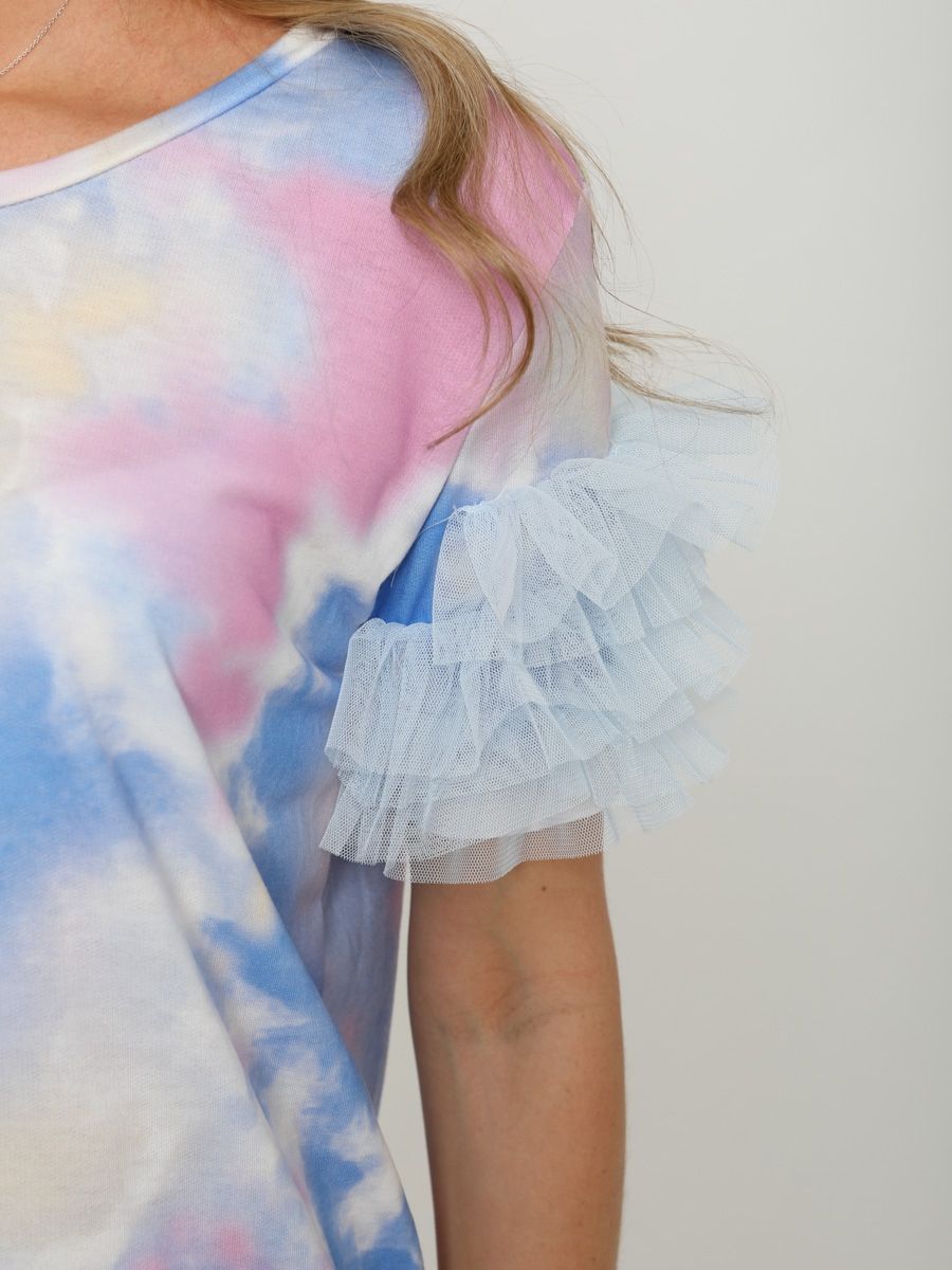 Mesh Sleeve Dress S M L - Image 2