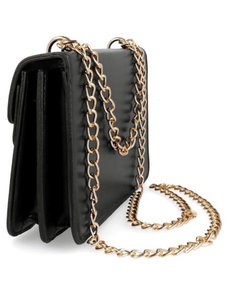 Womens black handbag with LOve Birds - Image 3
