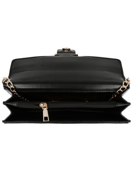 Womens black handbag with LOve Birds - Image 7