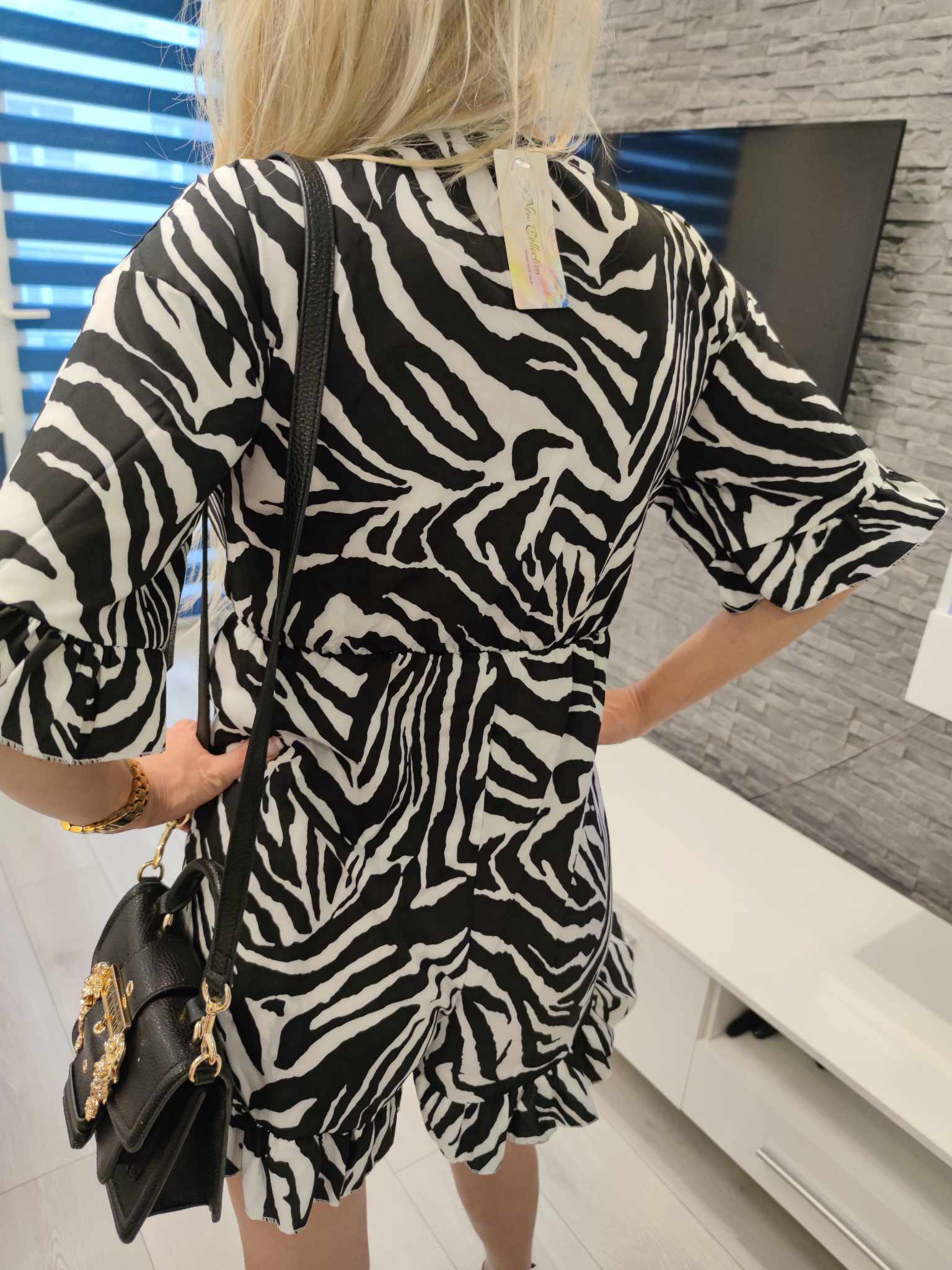 Wild Beauty Jumpsuit Black & White one size - Image 9