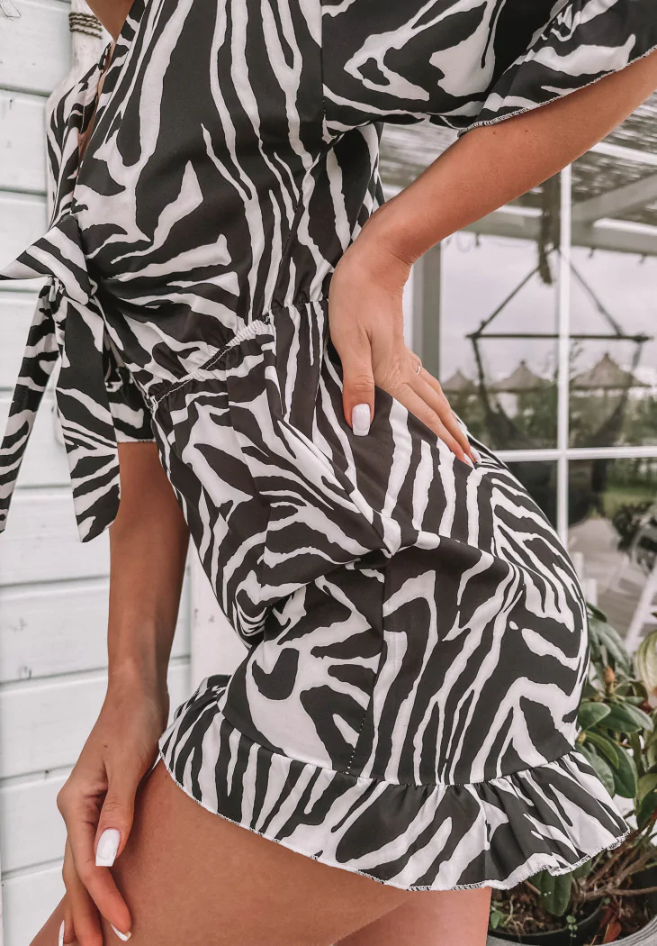 Wild Beauty Jumpsuit Black & White one size - Image 7