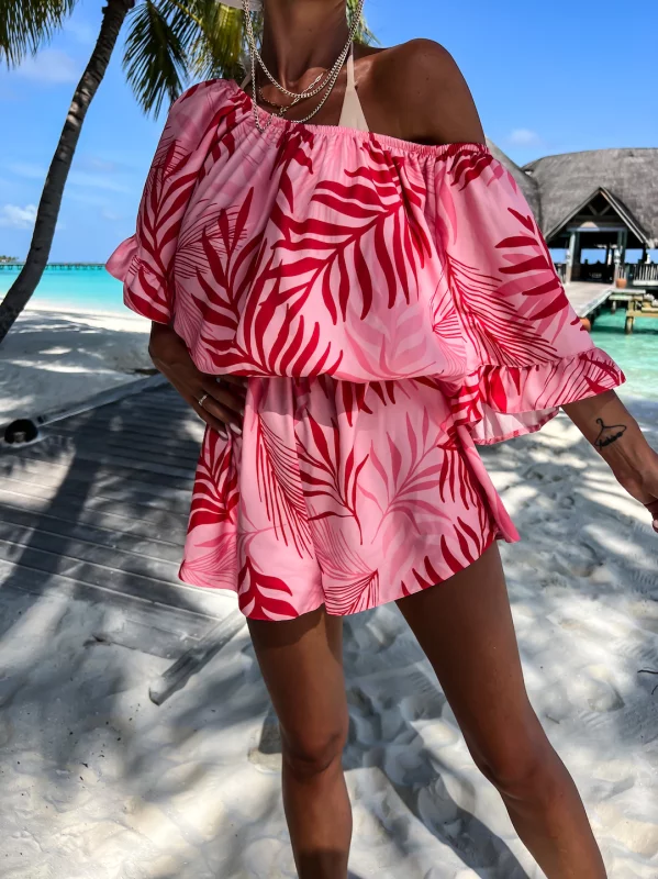Pink-RED JUMPSUIT XS-M - Image 3