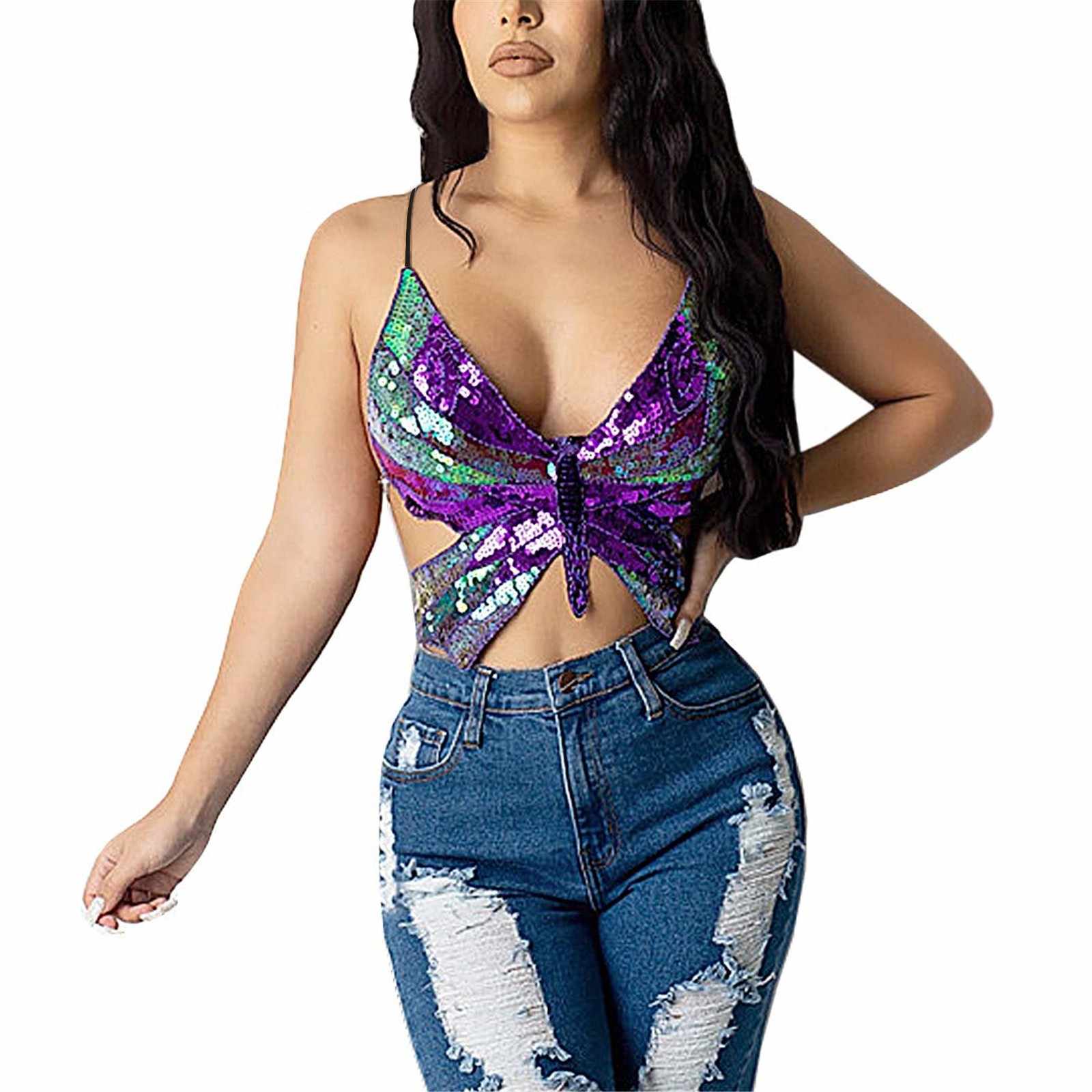 90s butterfly top - Image 3