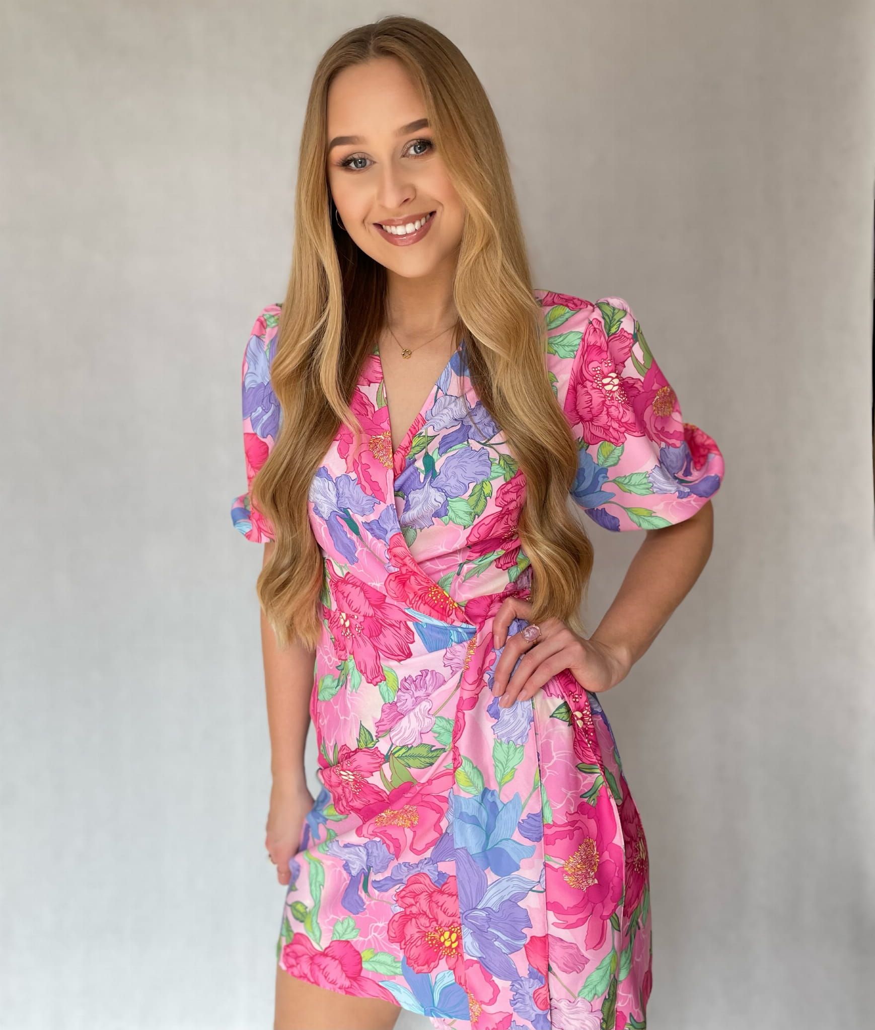 Dress with colorful flowers 6-12 - Image 7