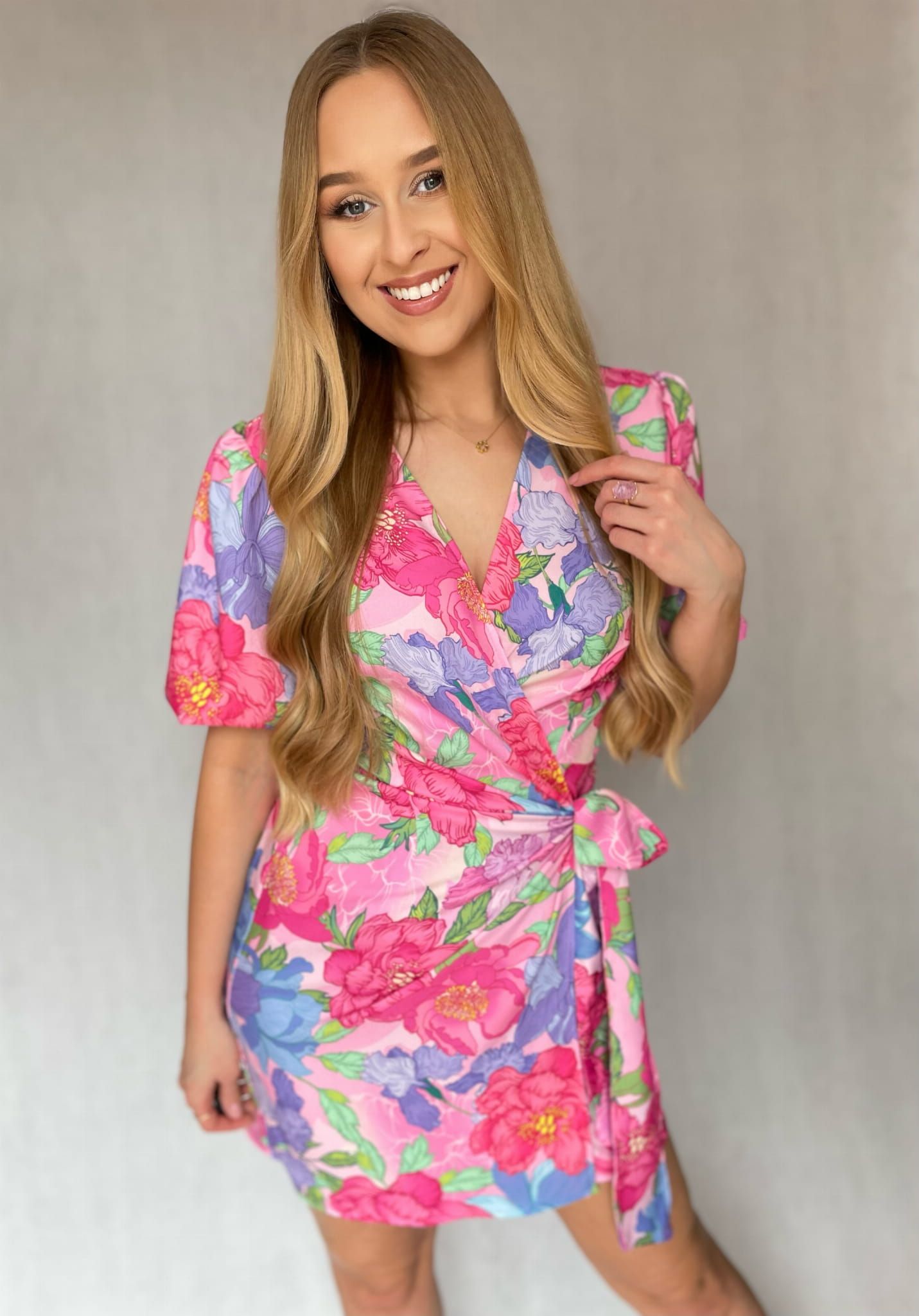 Dress with colorful flowers 6-12 - Image 5