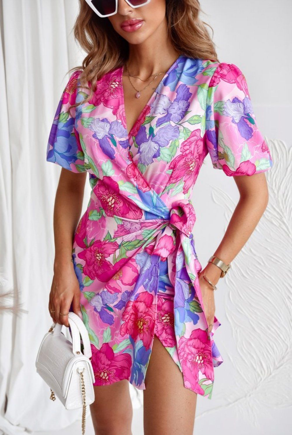 Dress with colorful flowers 6-12 - Image 3