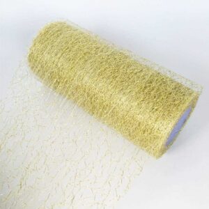 Tulle Roll ,fabric ribbon gold